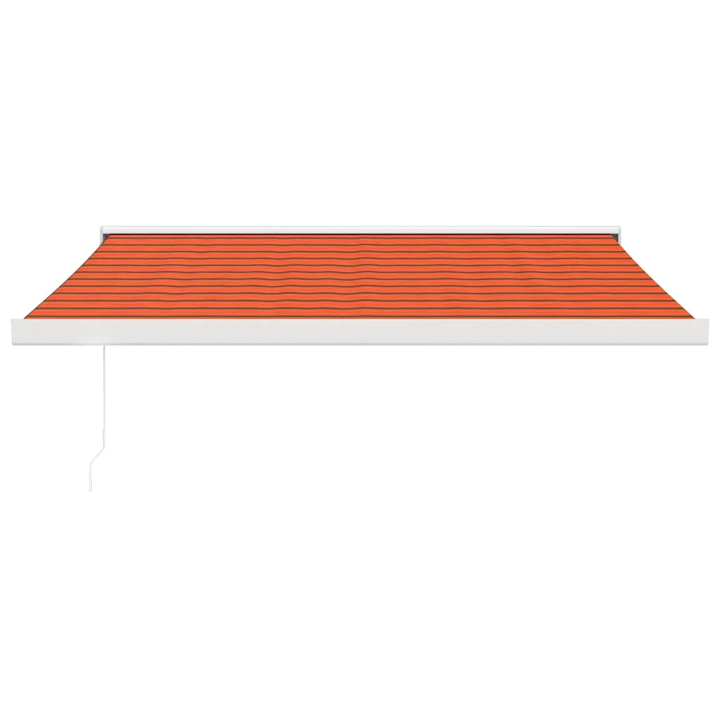 Tenda Retrattile Arancione Marrone 3x2,5 m Tessuto e Alluminio 3154591