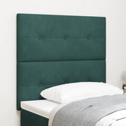 Testata LED  Verde Scuro 100 cm Velluto
