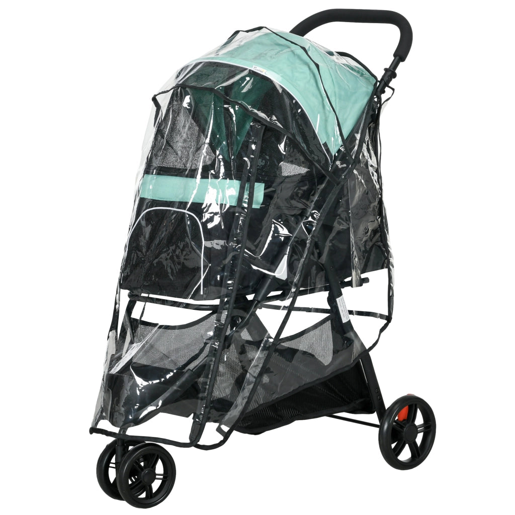Carrozzina Pieghevole per Cani ¨C zephmum ¨C Verde