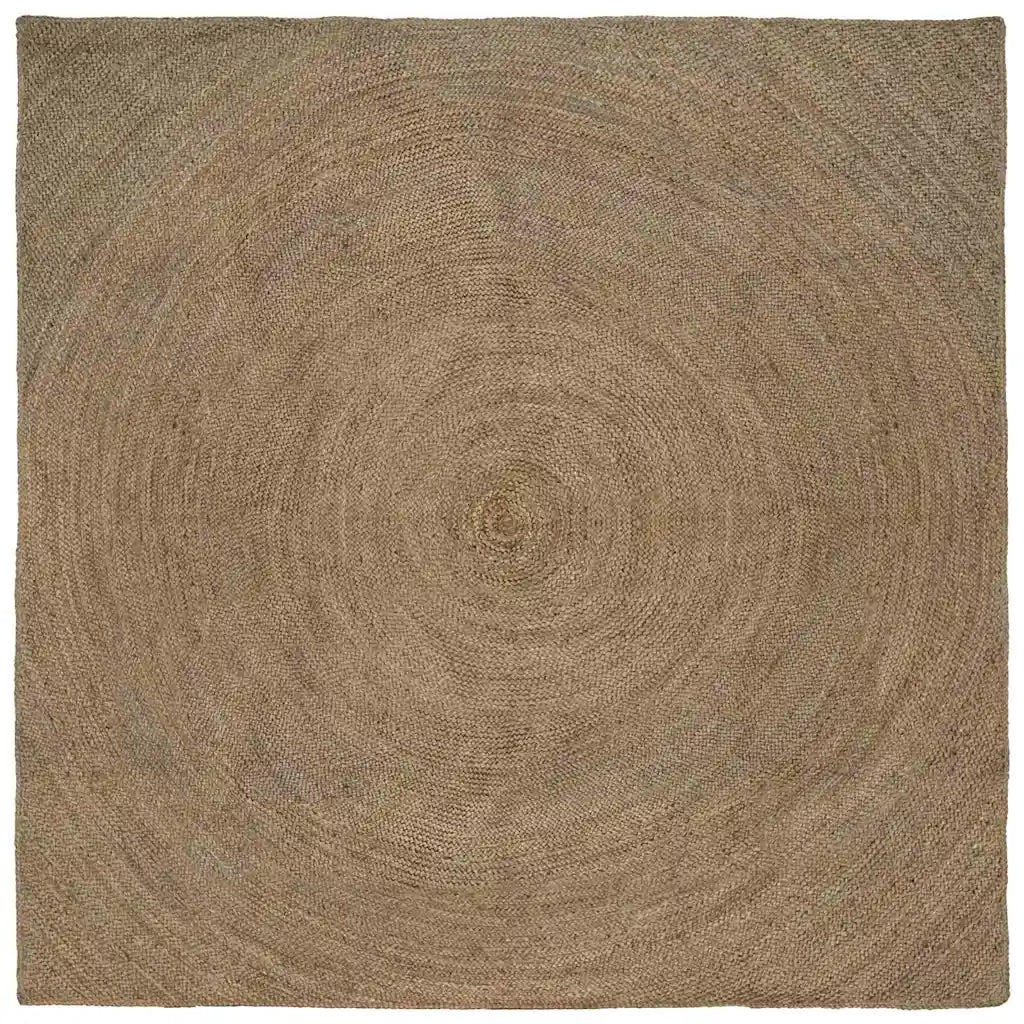 Tappeti per area Quadrato Grigio 240 x 240 cm Juta