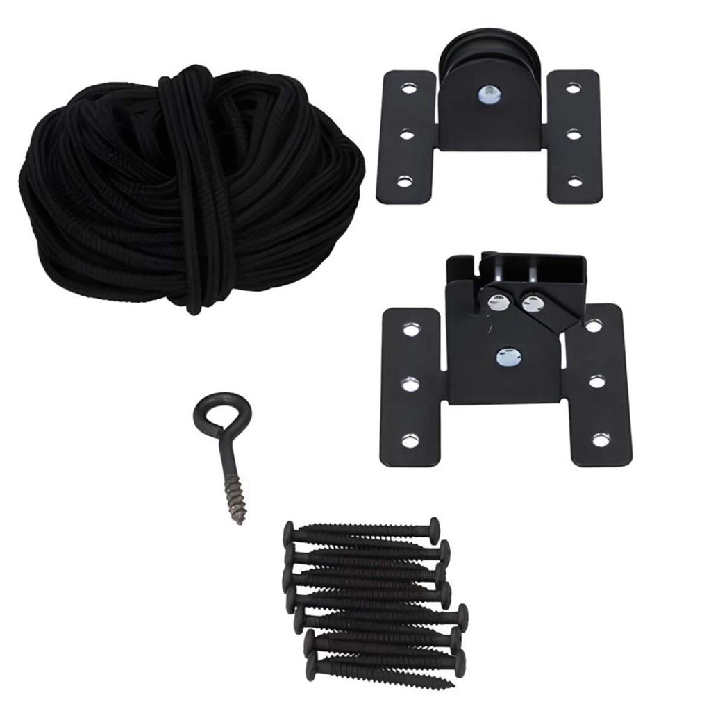 Sollevatore per biciclette con fissaggio a soffitto, carico massimo 20 kg, kit completo Nero Dunlop