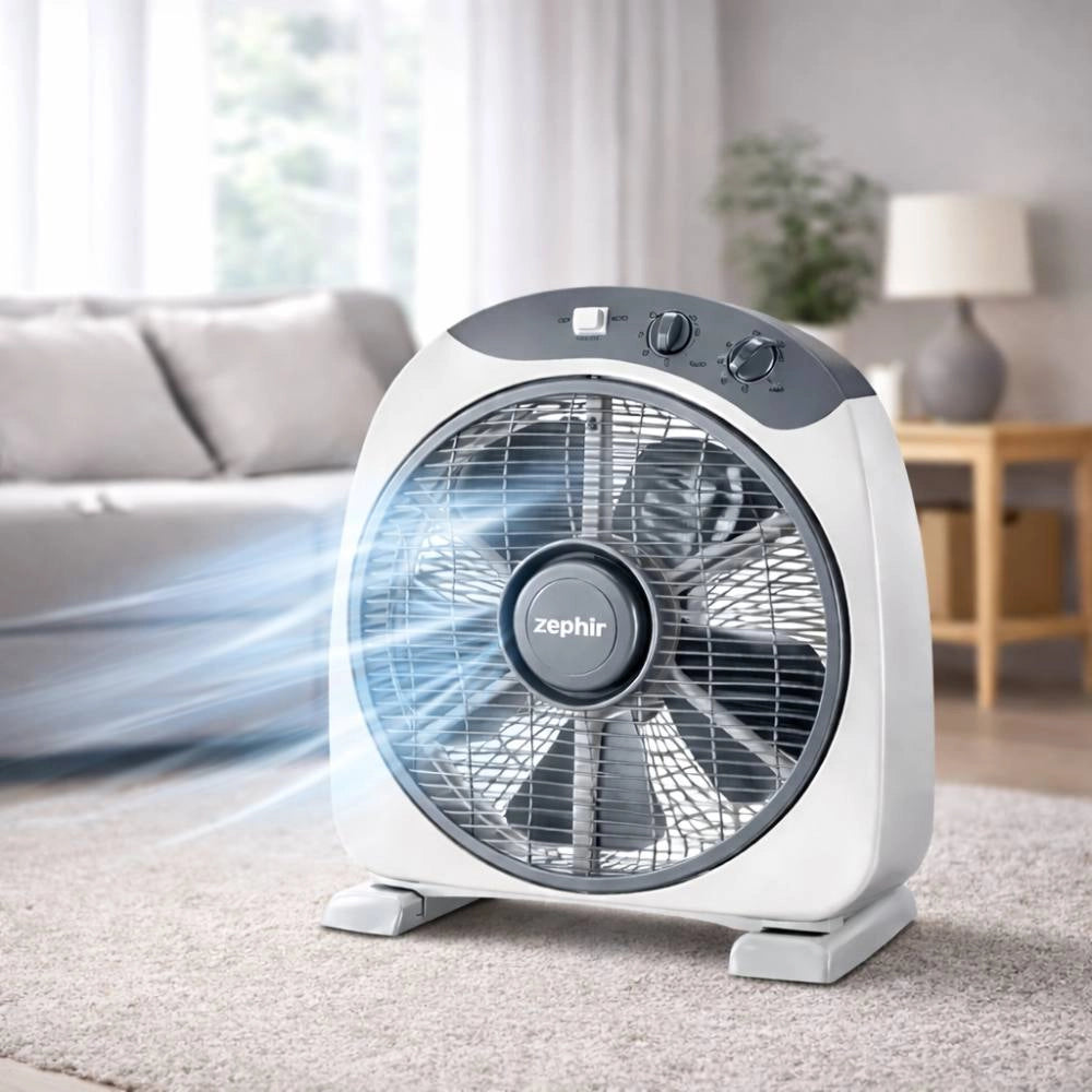 Ventilatore box zephir ph134b 12 pollici con timer e 3 velocità