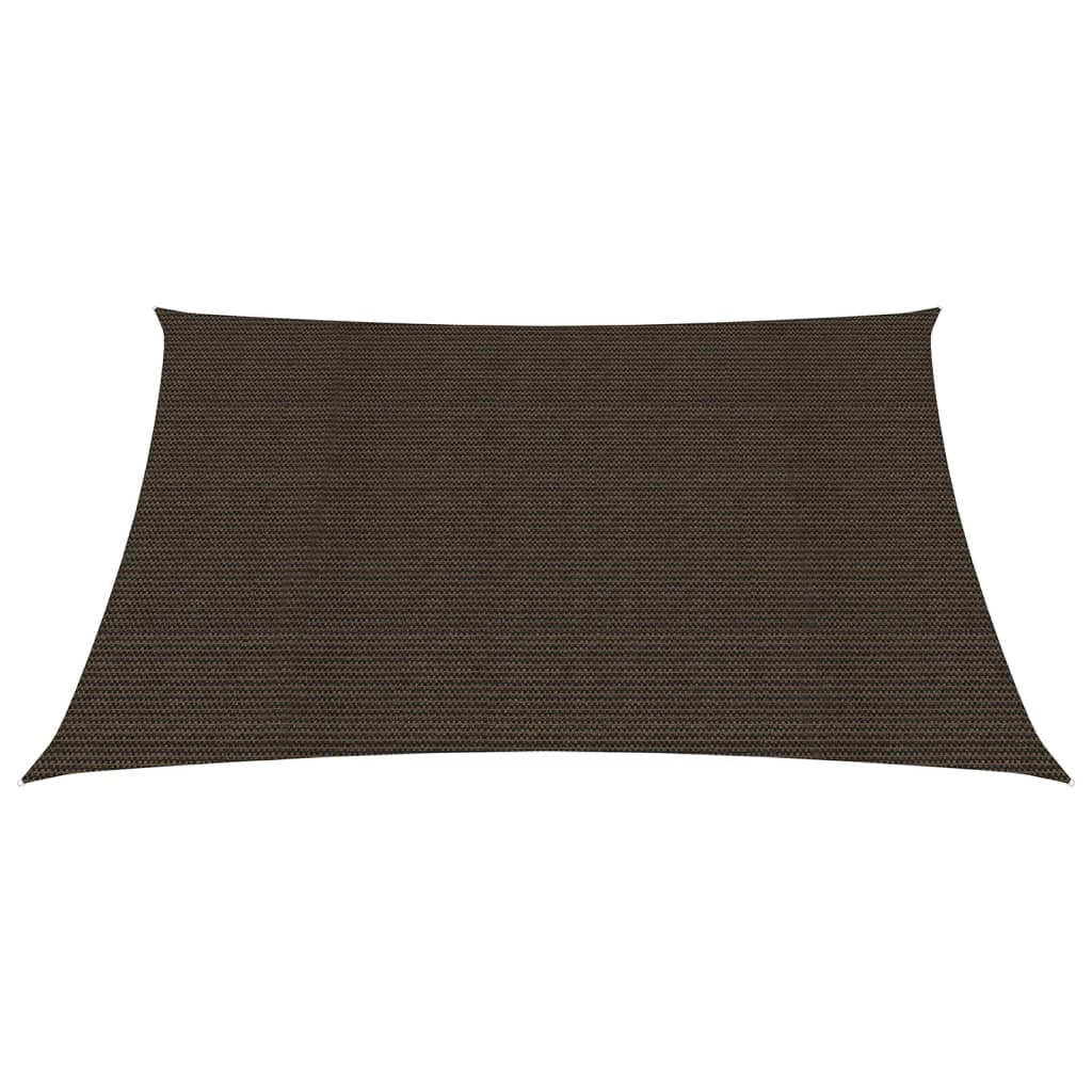 Vela ombreggiante 160 g/m² 2,5 x 3 m HDPE marrone 02_0009134