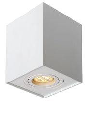 Spot soffitto Lucide Tube quadrato bianco GU10 50W