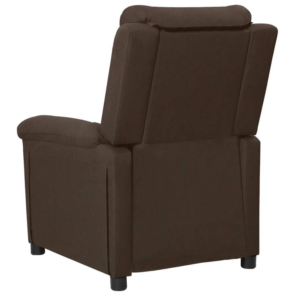 Poltrona Massaggiante Elettrica Marrone scuro in Tessuto cod mxl 31697
