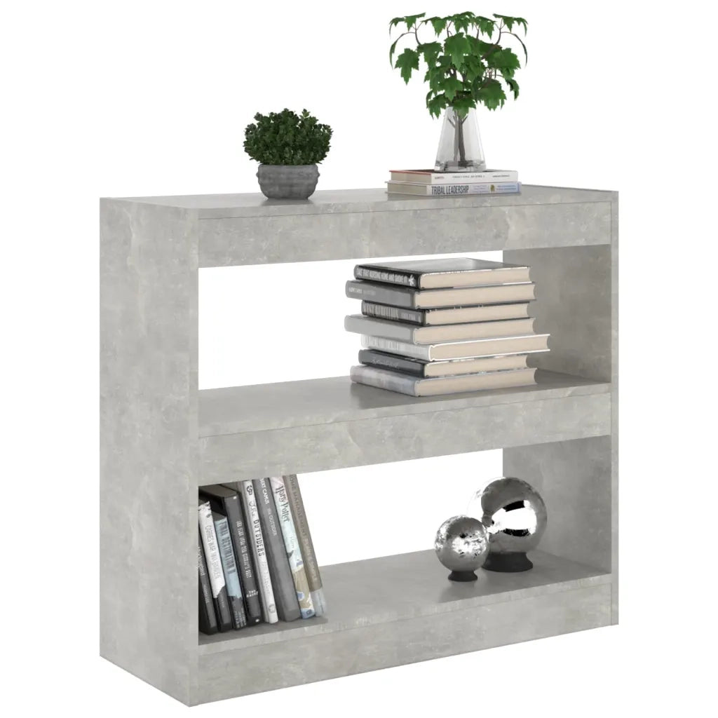 Libreria/Divisorio Grigio Cemento 80x30x72 cm cod mxl 25237