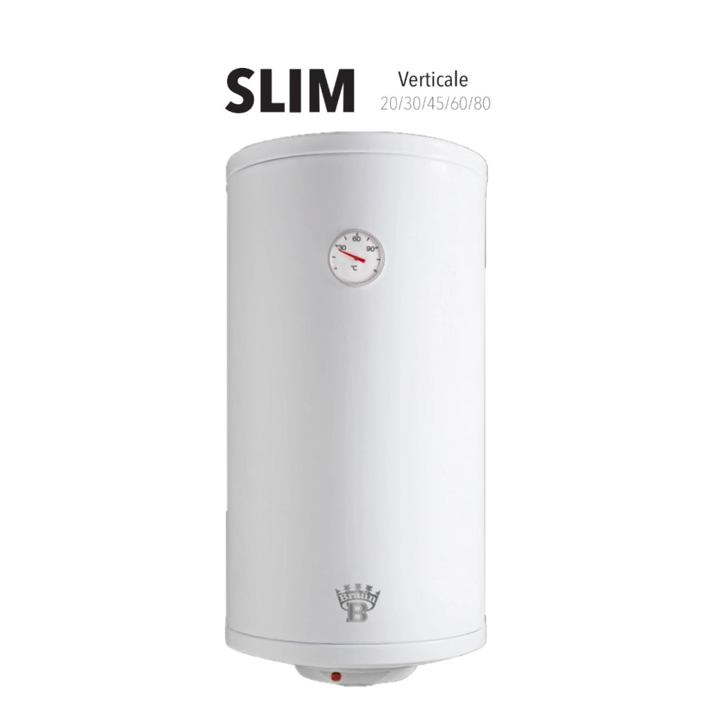 Scaldabagno Elettrico Bandini Braun Slim Verticale Flangiato 30 Litri