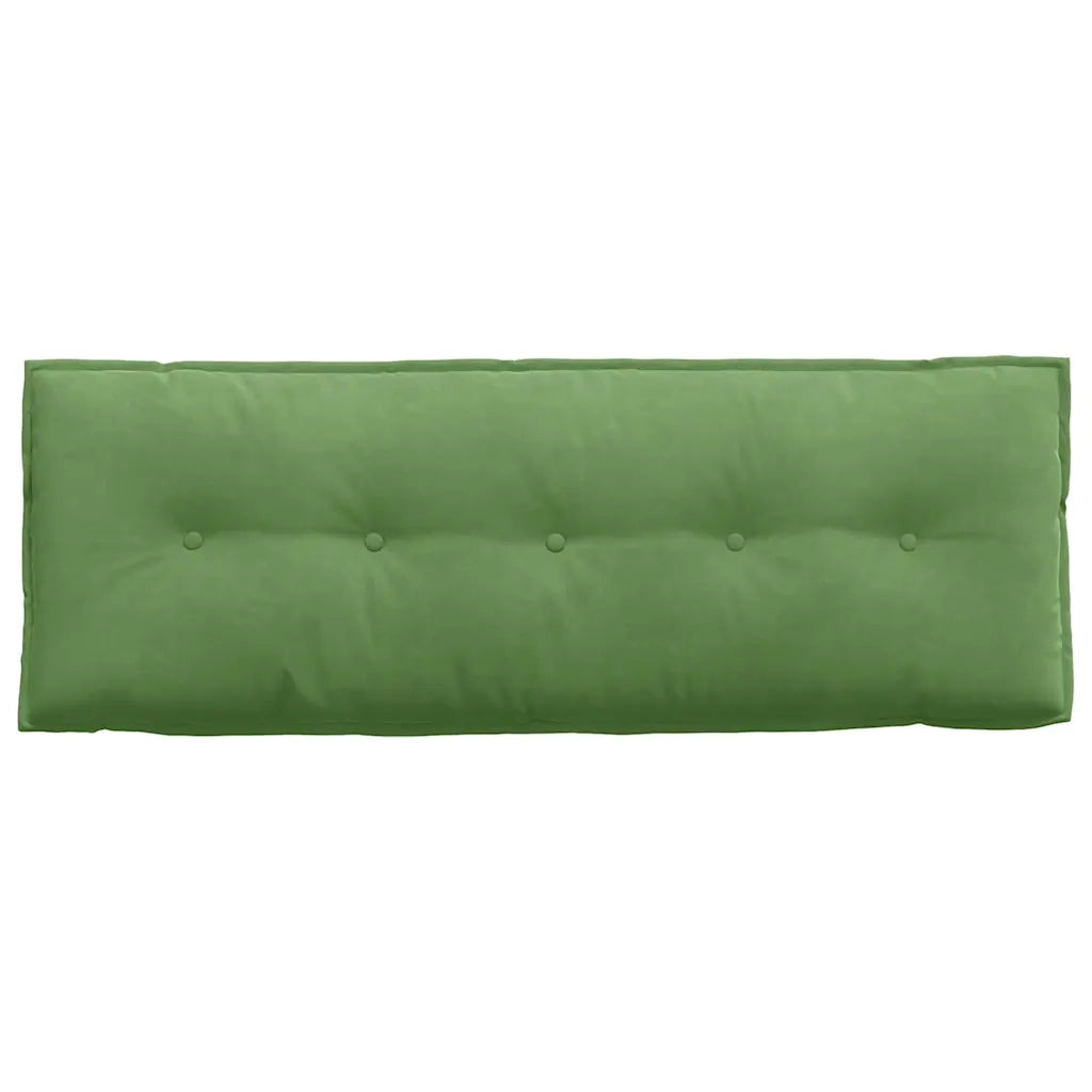 Cuscino per Schiena | Cuscino dorsale Verde chiaro 140 x 50 cm Tessuto in Cords