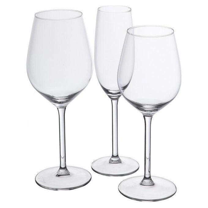Set di 18 calici trasparenti 50ml x 38ml x 21ml