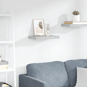 Scaffale a Parete Grigio Cemento 40x23x3,8 cm in MDF cod mxl 65854