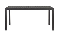 Tavolo da Giardino 150x80x75 cm in Alluminio Hilde Antracite