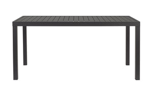 Tavolo da Giardino 150x80x75 cm in Alluminio Hilde Antracite