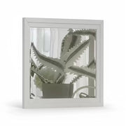 Specchiera rettangolare legno shabby bianco 90x60x1 - Mobili 2G