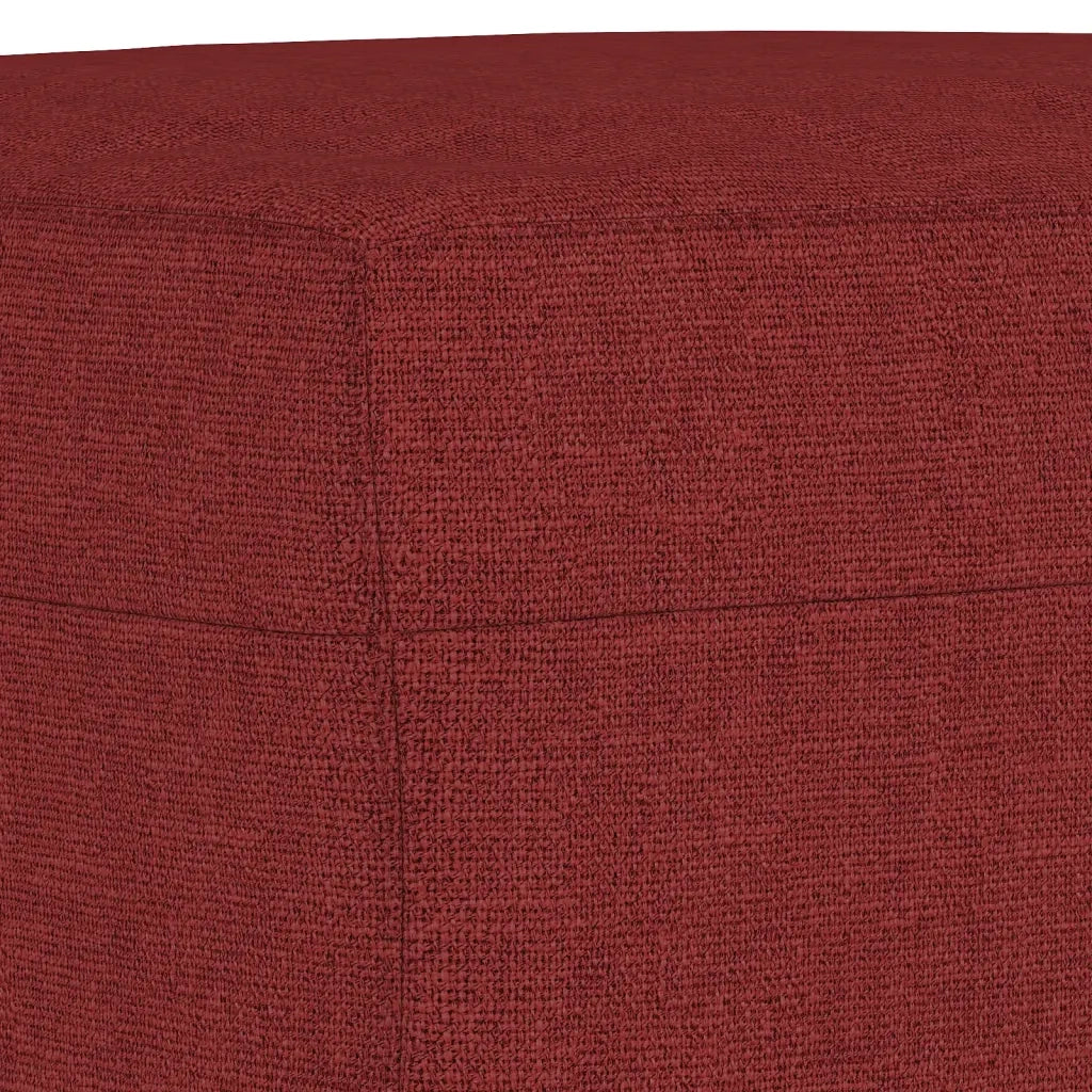 Panca-Sgabello Rosso Vino 70x35x41 cm in Tessuto 477115