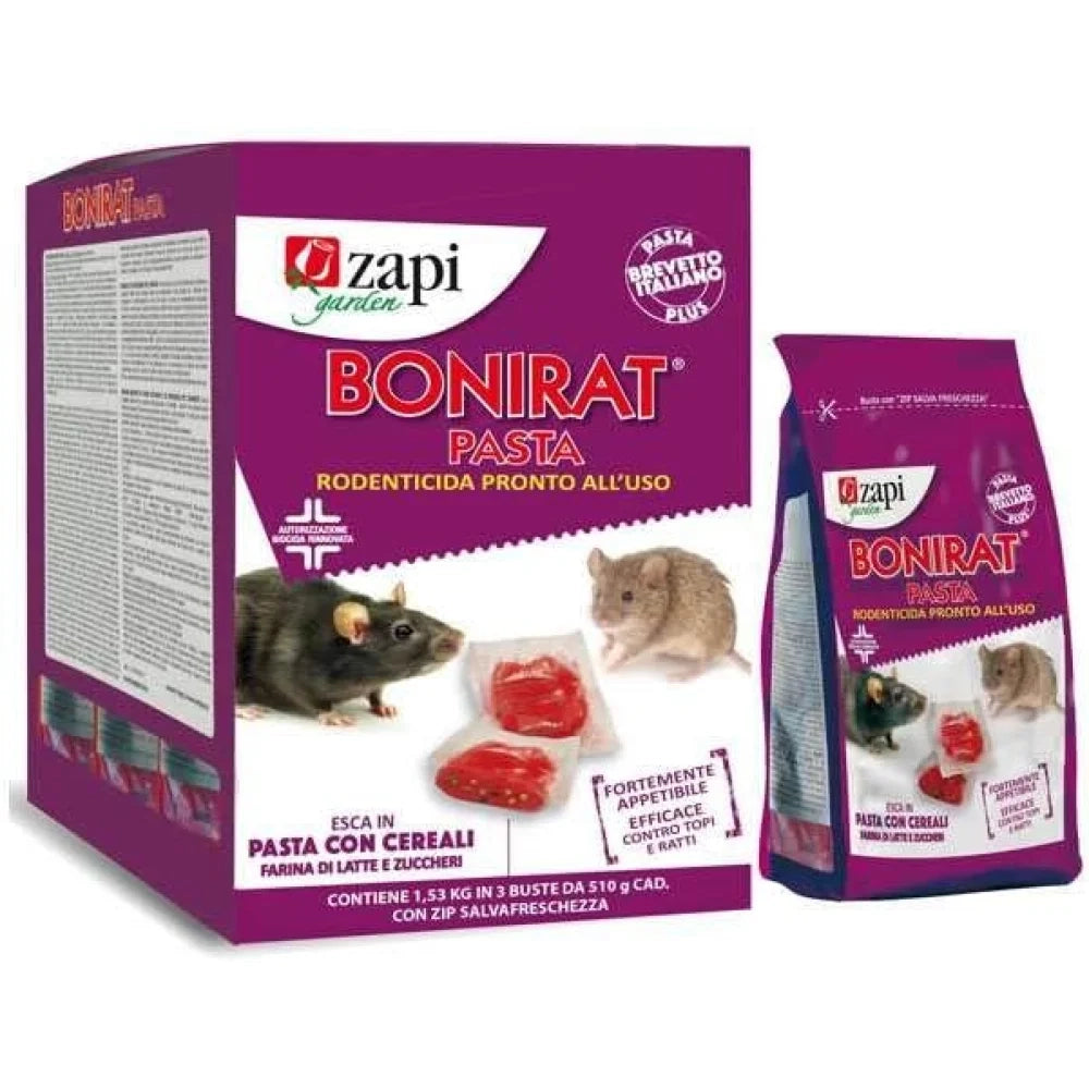 Bonirat pasta 1,53kg (astuccio 3 bs) zapi 104567