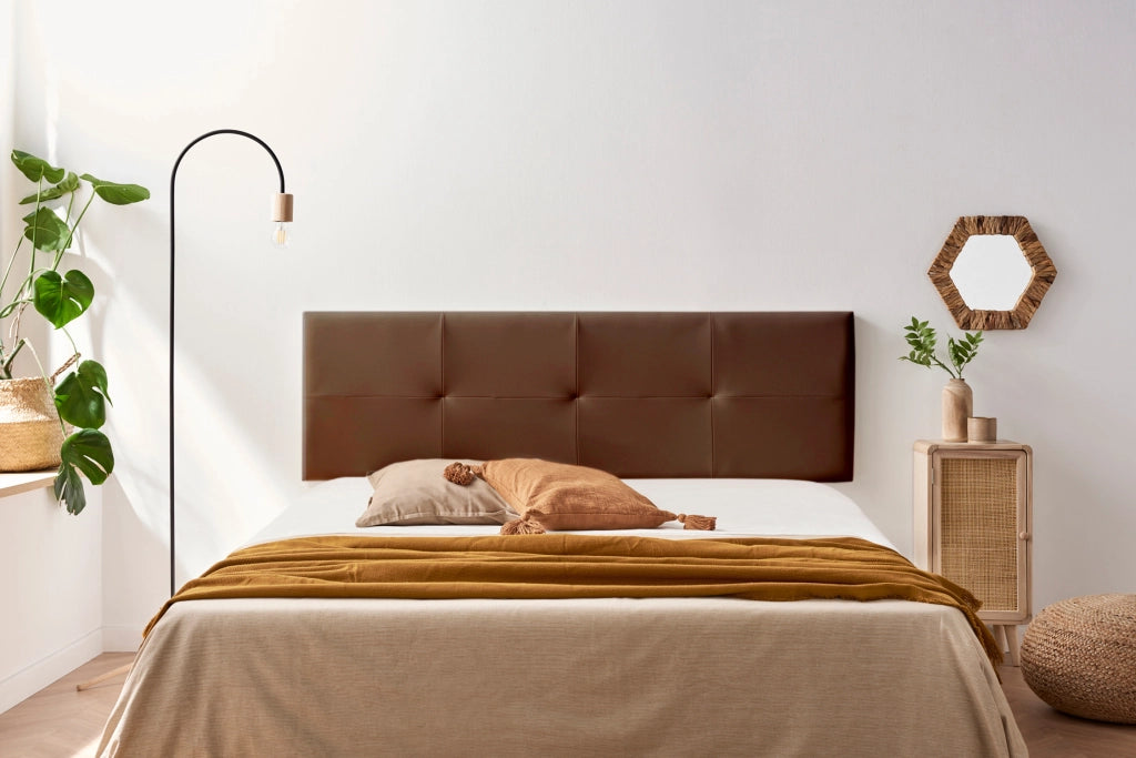 Testiera Imbottita ALTEA Similpelle 145x50x5 cm - Moonia