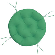 Cuscino Rotondo Verde ? 60x11 cm in Tessuto Oxford