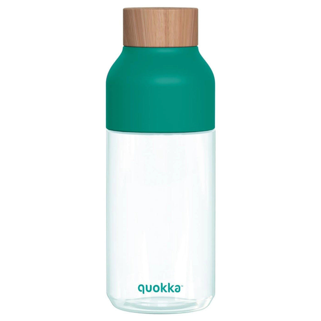 Bottiglia d'acqua Capacità 570ml in Ecozen con tappo in bambù Verde Quokka