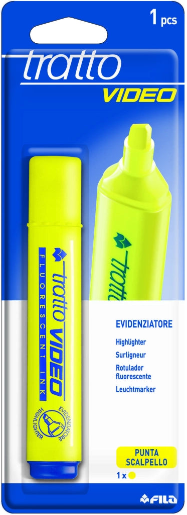 EVIDENZIATORE TRATTO VIDEO GIALLO