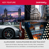 AF 35-150mm F2.0-2.8 FE per Sony E - obiettivo zoom all-in-one con Par Focal, Cinematic Video AF e Dolly Shot Zoom, protezione dalle intemperie, per Sony A9 A7 A7C II A7C R