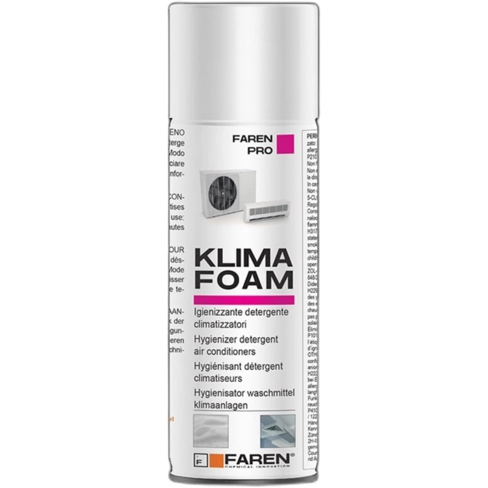 Faren klima foam 400ml pulitore spray schiumogeno igienizzante per climatizzatori