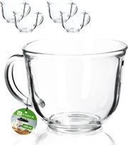Set di bicchieri in vetro – premium qualità – bicchieri in vetro di lusso (480ml/4pz)