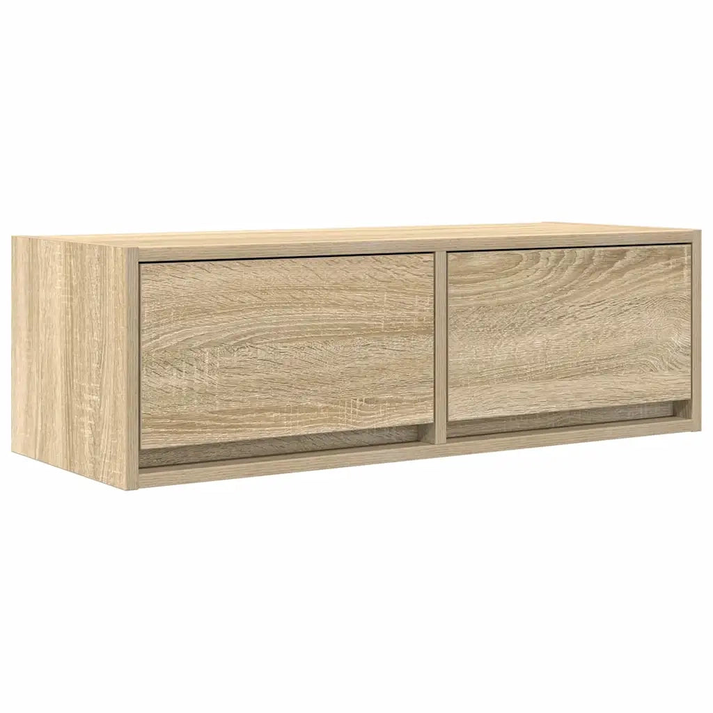Mobili TV 2 pz Rovere Sonoma 80x31x25,5 cm in Legno Multistrato