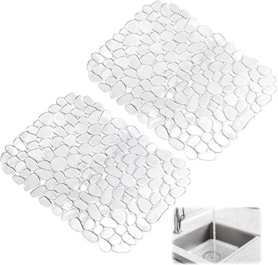 Set di protezione per servizi, bicchieri e verdure - 2 pezzi - 30x40 cm, protezione trasparente in PVC