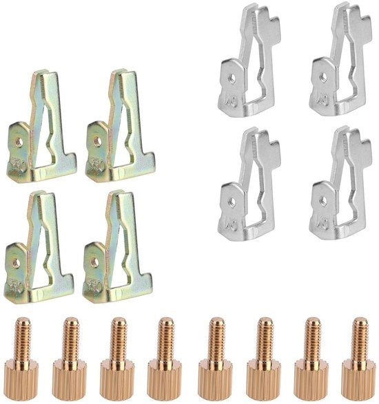 Set di Timer di Piscina con 8 Pezzi, 156T1978A, Trippers di Sostituzione con Clip Azzera con Spiedini di Rame, Compatibile con la Serie T100 di Intermatic, Piastra dell'Orologio dei Trippers-Timers