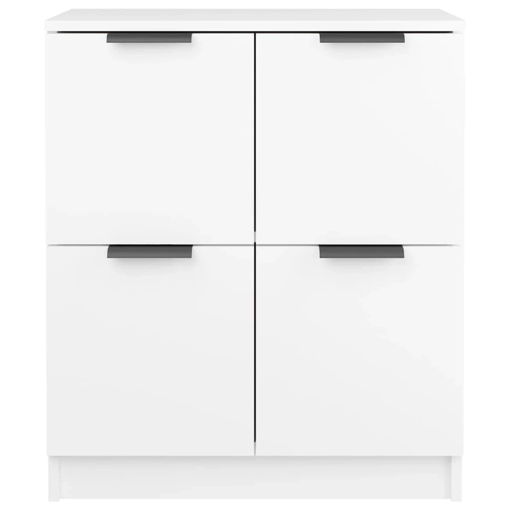 Buffet credenza cassettiera armadio mobile contenitore organizer per cucina soggiorno salotto 60 x 30 x 70 cm legno ingegnerizzato bianco 02_0030329
