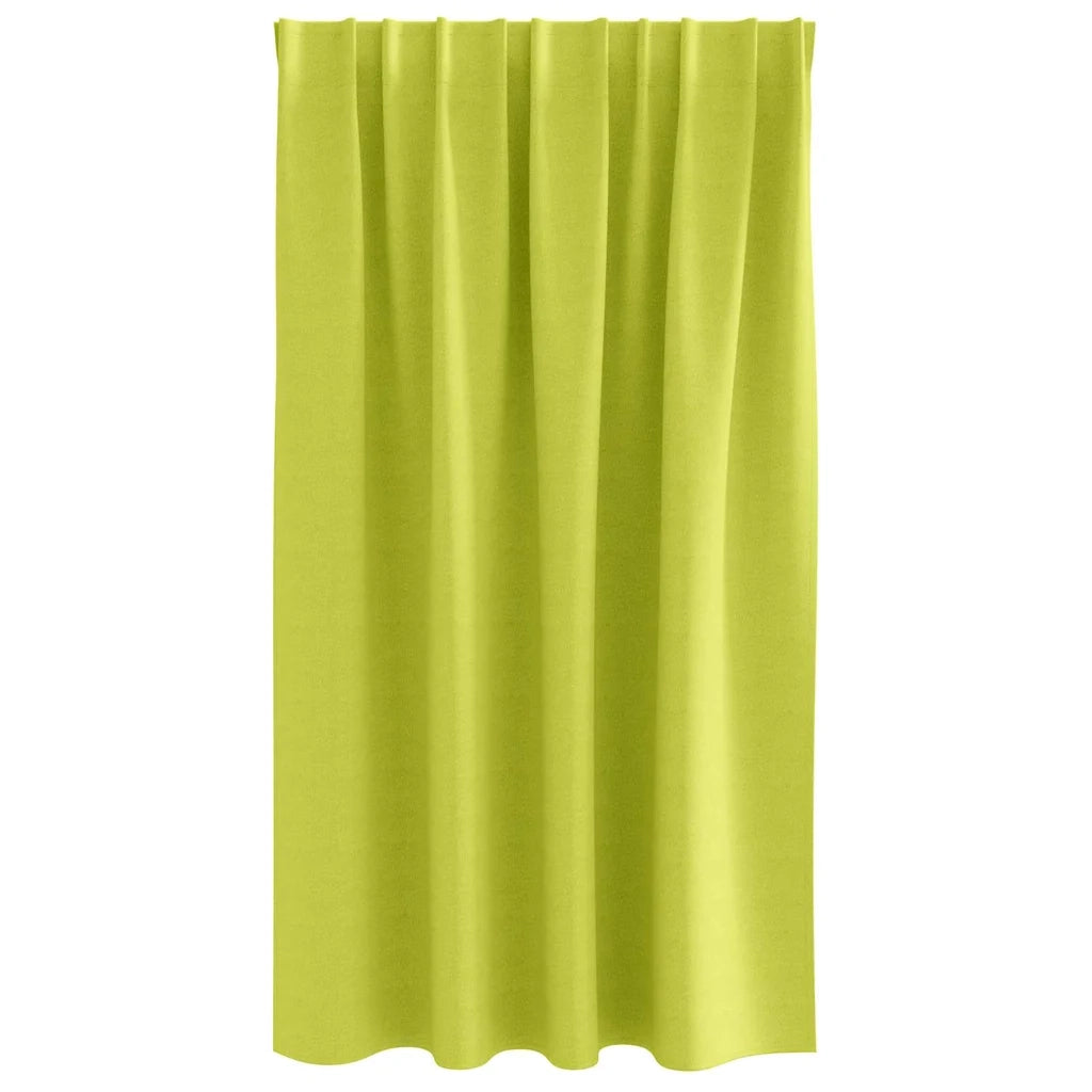 vidaXL Tende con tende 2 pcs Mela verde Poliestere