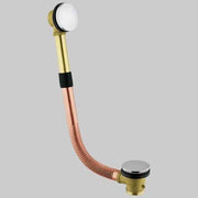 COLONNA SCARICO VASCA CON TAPPO A SCATTO  11/2 a sedere L 56÷65 cm     CGS