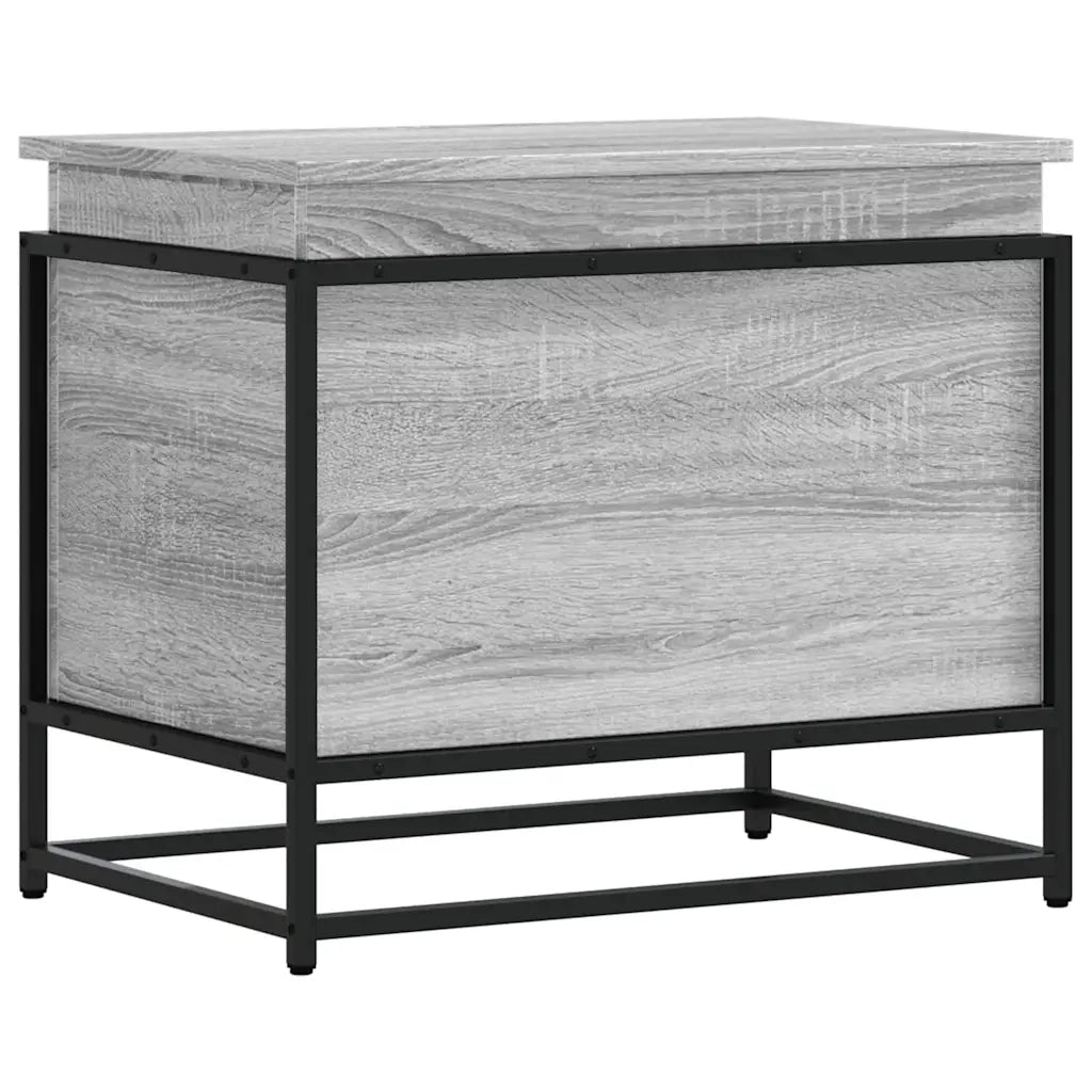 Contenitore con Coperchio Grigio Sonoma 60x40x51,5cm Truciolato 848797