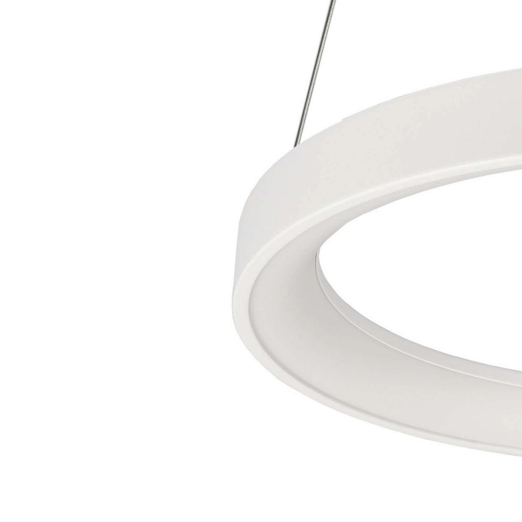 MEROPE 400 lampadario pendente LED 30W CCT dimmerabile lampada sospensione circolare 38m luce cucina tavolo bar ristorante 230V BIANCO