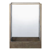 Lanterna Manali, Ottone, Vetro, 25x15x36,5 cm
