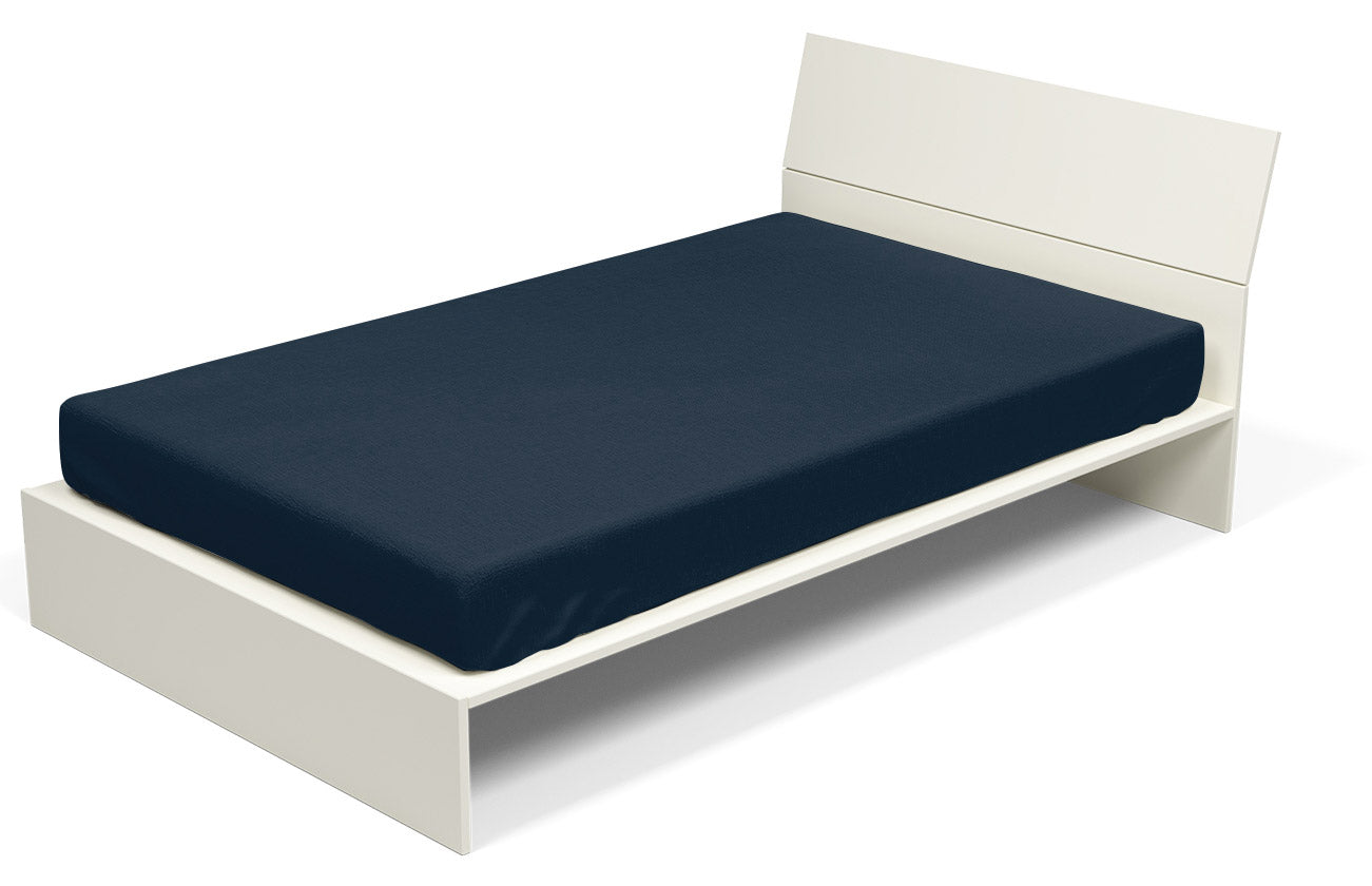 Lenzuolo Sotto con Angoli ed Elastico Tinta Unita Blu Scuro Matrimoniale Maxy