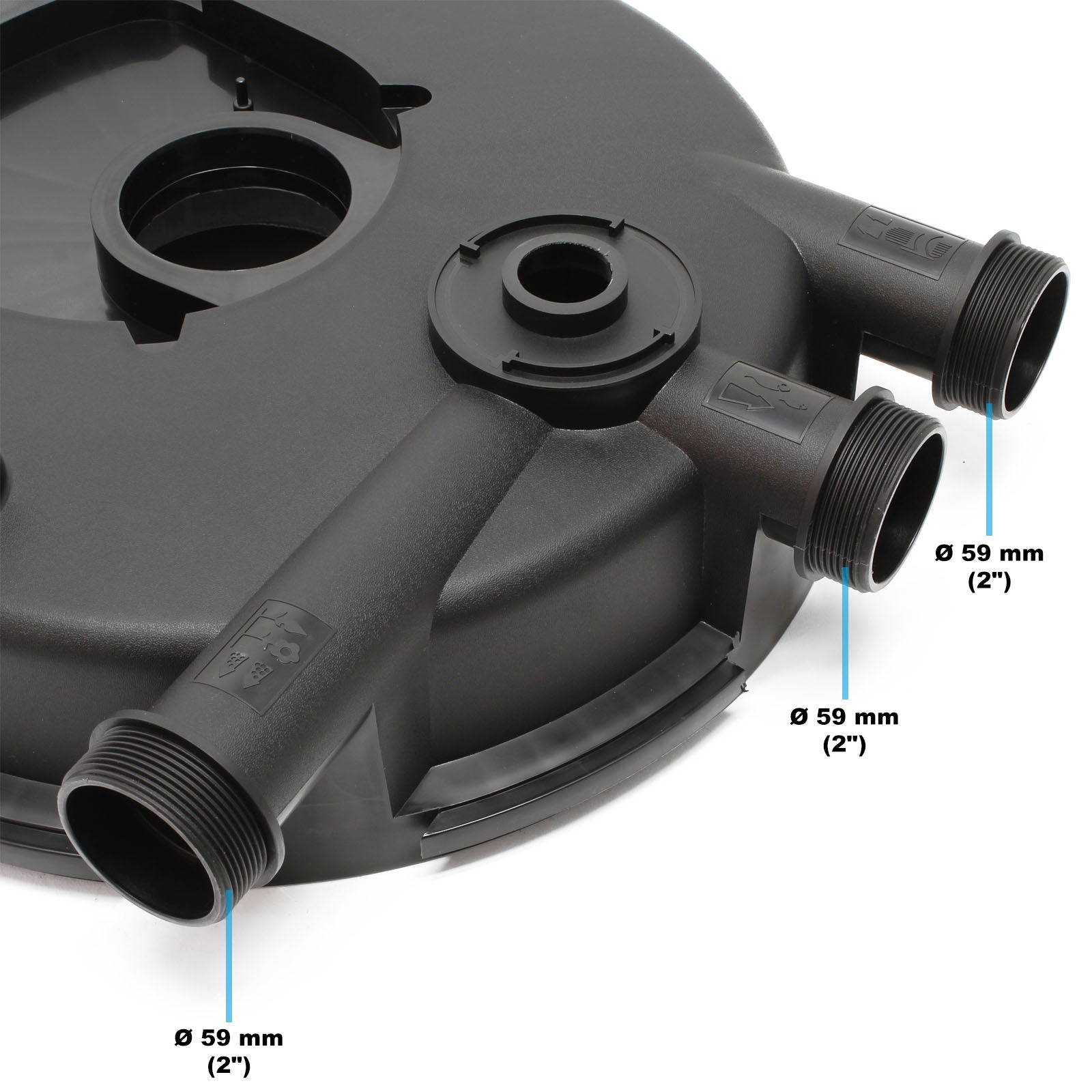 Pezzo di ricambio: coperchio per filtri a pressione per stagni CPF-20000/CPF-30000/CPF-50000