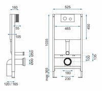 Telaio Wc Da Incasso Rea H Gold