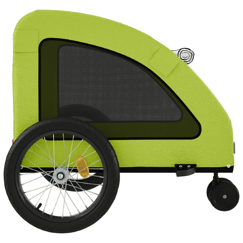 Rimorchio da Bici per Animali Verde Oxford e Ferro CFW2179707