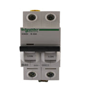 Interruttore magnetotermico 2 poli 6KA 2 moduli 40A curva B SCHNEIDER