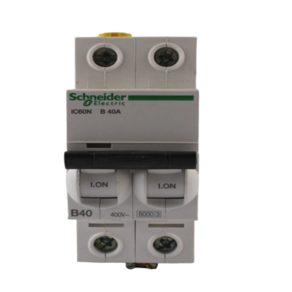 Interruttore magnetotermico 2 poli 6KA 2 moduli 40A curva B SCHNEIDER