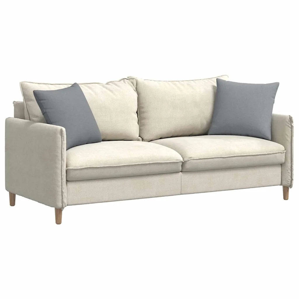 Cuscini da Divano 2 pz-Set di 2 Cuscini per Sofa Grigio chiaro 45 x 45 cm Tessuto 739248