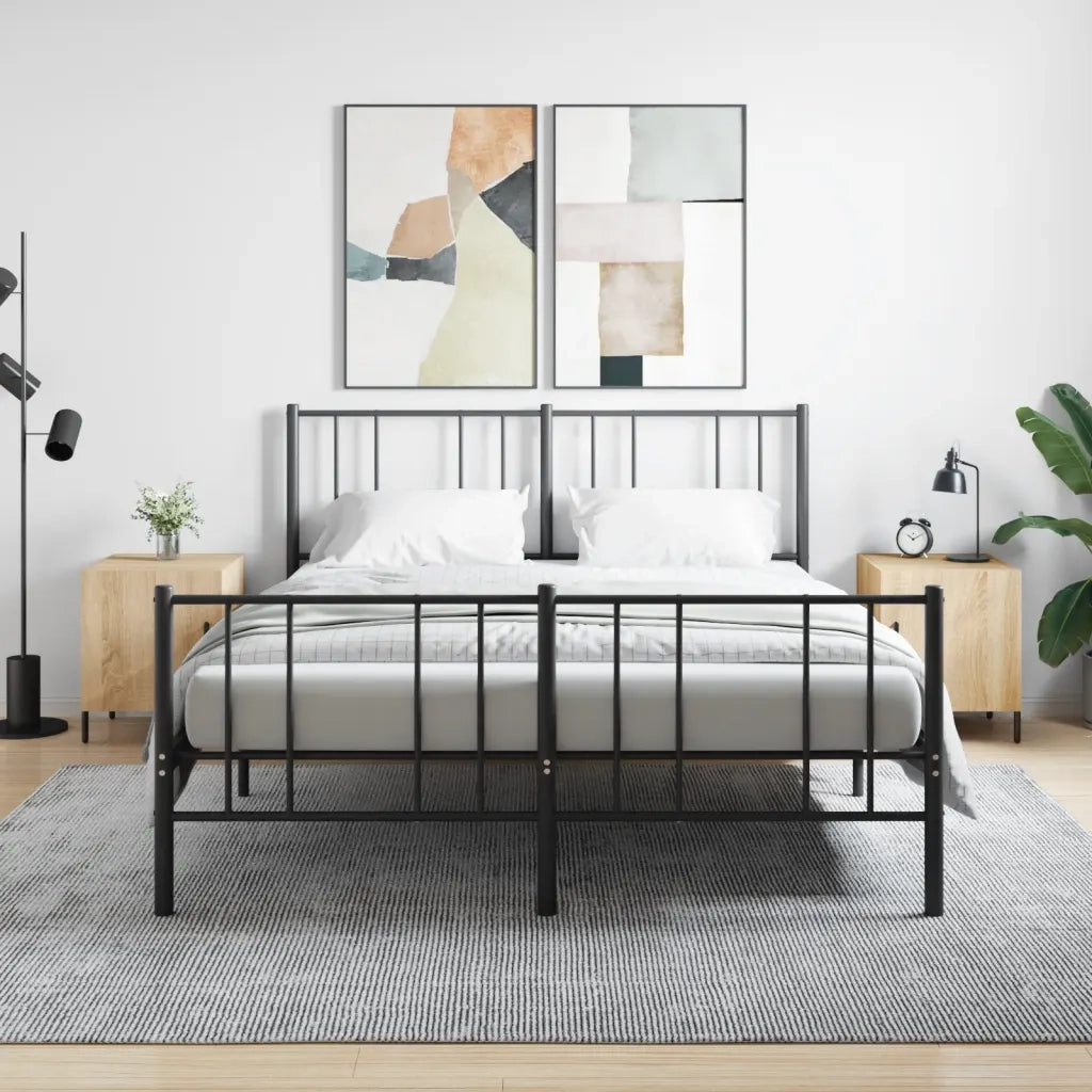 Set di 2 Comodini | Armadio da Notte | Mobiletto da notte Rovere Sonoma 40x40x50 cm in Legno Multistrato
