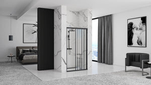 Porta Doccia Rea Alex Black 100