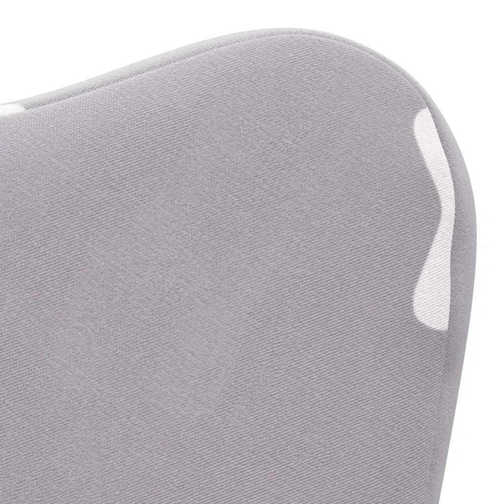 vidaXL Divano Letto Bambini Grigio Chiaro con Stelle Morbido Peluche