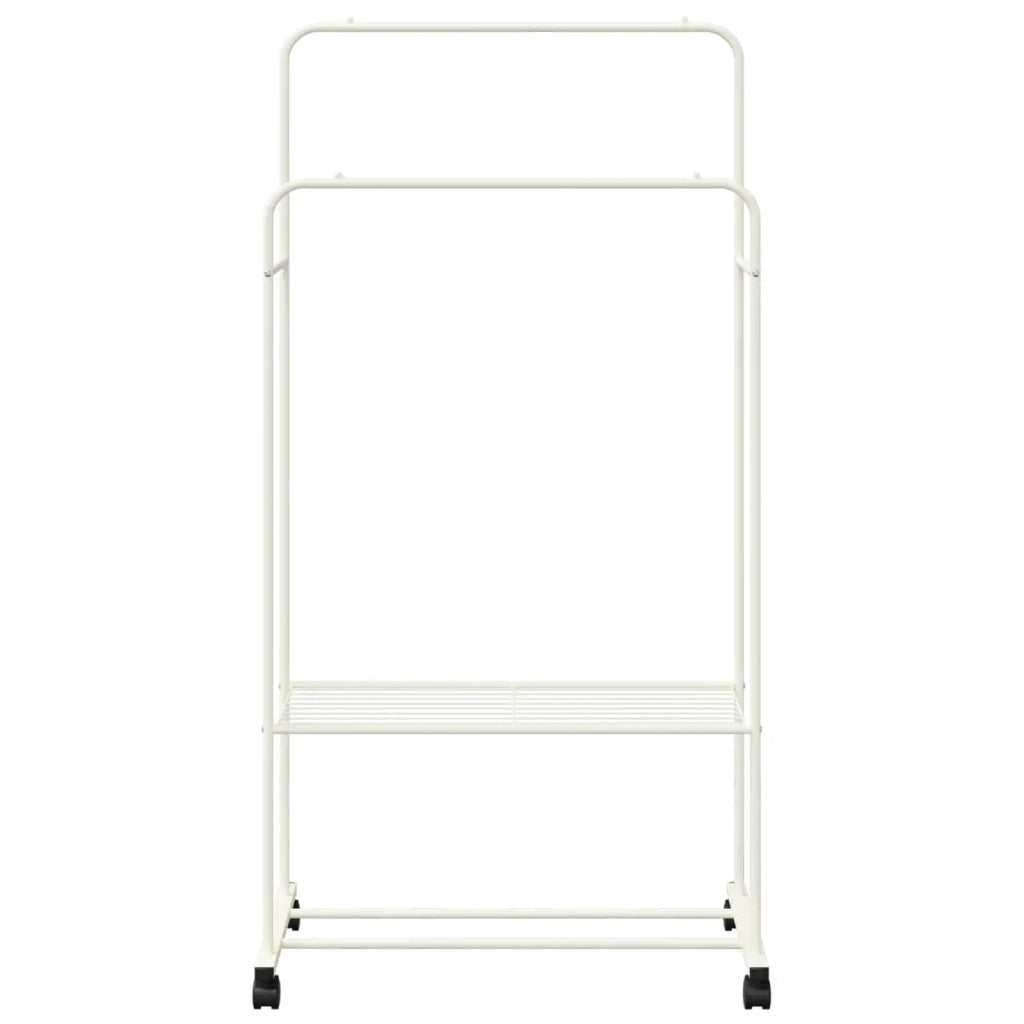 Stendibiancheria con lo scaffale Bianco 80 x 53 x 156 cm