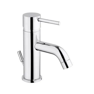 Set miscelatori lavabo bidet cromati Piralla Essenza con scarico incluso