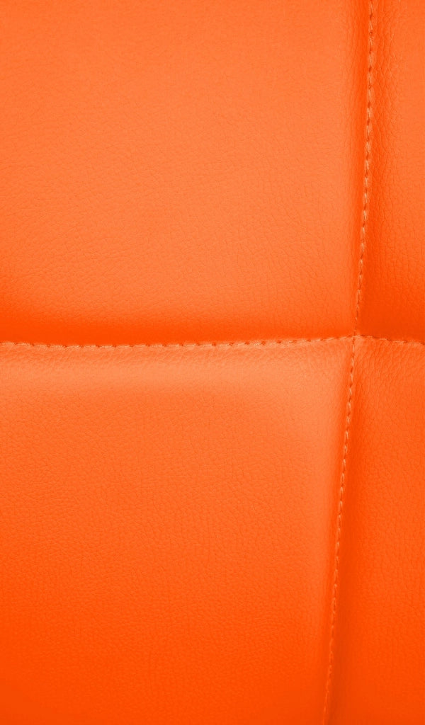 Sedia lounge Palma V2 in similpelle arancione