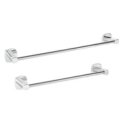 PORTA ASCIUGAMANI SERIE 'STARTER' inter. fori 30 cm - cm 36,8 x 5 x h. 4,8  - METAFORM