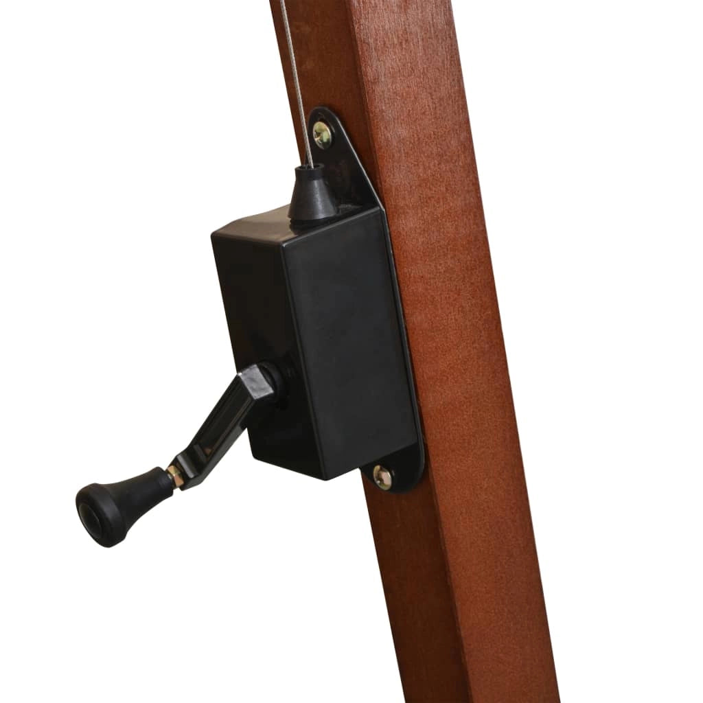 Ombrellone sospeso con palo 3 x 3 m legno massello di abete antracite 02_0008706